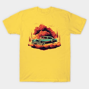 VINTAGE CAR, COLORED CARTOON STYLE T-Shirt